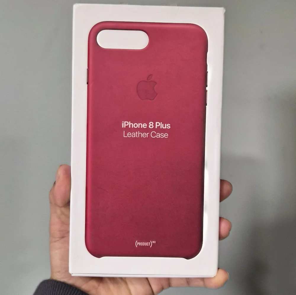 iPhone 8 plus leather case